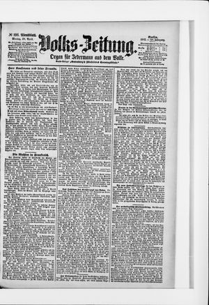 Volks-Zeitung on Apr 28, 1902