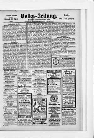 Volks-Zeitung vom 30.04.1902