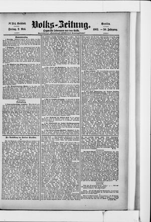 Volks-Zeitung vom 02.05.1902