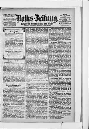 Volks-Zeitung vom 15.05.1902