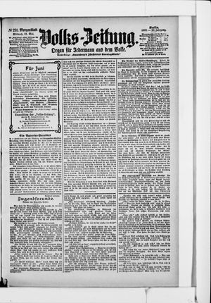 Volks-Zeitung vom 21.05.1902