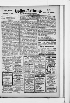 Volks-Zeitung vom 22.05.1902