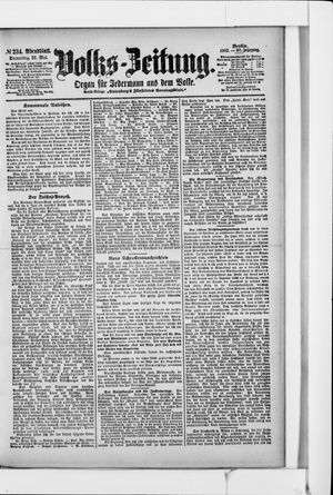 Volks-Zeitung vom 22.05.1902