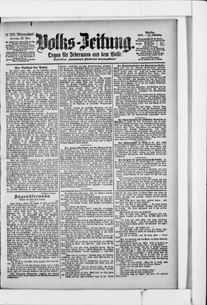 Volks-Zeitung vom 25.05.1902