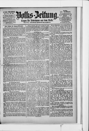 Volks-Zeitung on May 29, 1902