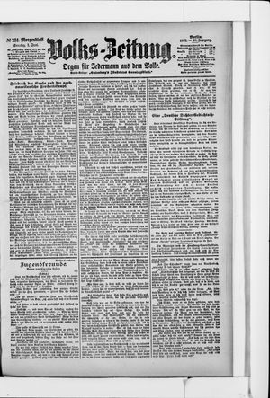 Volks-Zeitung vom 01.06.1902