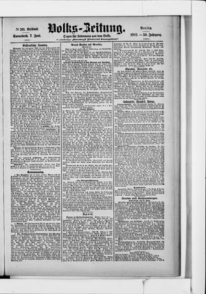 Volks-Zeitung vom 07.06.1902