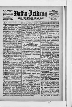 Volks-Zeitung vom 14.06.1902