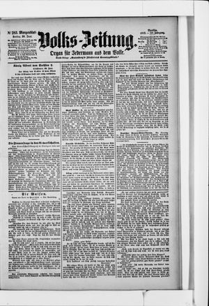 Volks-Zeitung vom 20.06.1902