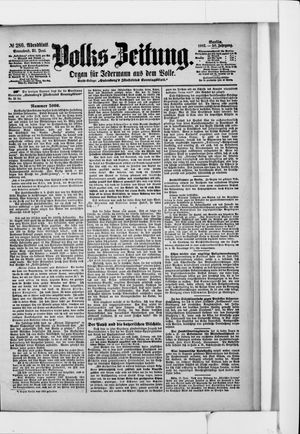 Volks-Zeitung vom 21.06.1902
