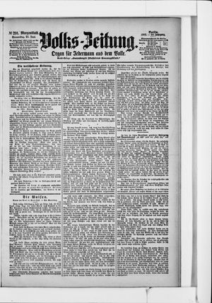 Volks-Zeitung vom 25.06.1902