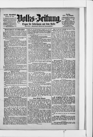 Volks-Zeitung vom 27.06.1902