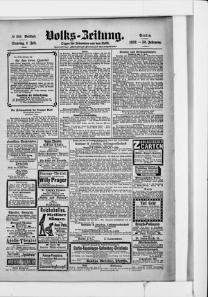 Volks-Zeitung vom 01.07.1902