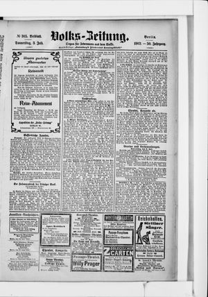 Volks-Zeitung vom 03.07.1902