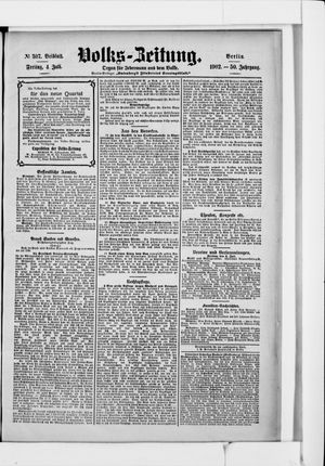 Volks-Zeitung vom 04.07.1902