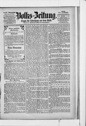 Volks-Zeitung vom 10.07.1902