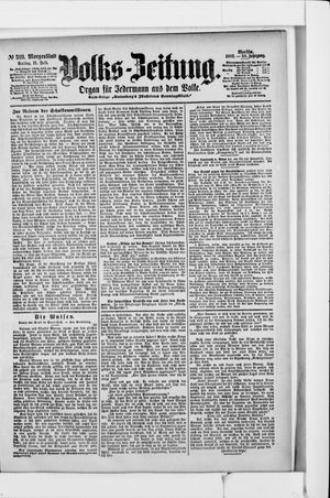 Volks-Zeitung vom 11.07.1902