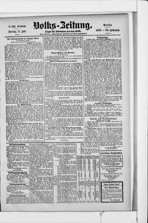 Volks-Zeitung vom 11.07.1902