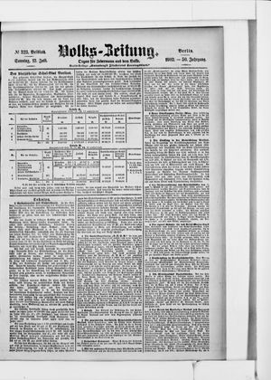 Volks-Zeitung vom 13.07.1902