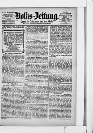 Volks-Zeitung on Jul 26, 1902