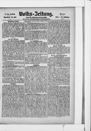 Volks-Zeitung vom 26.07.1902