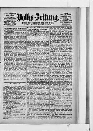 Volks-Zeitung on Aug 1, 1902