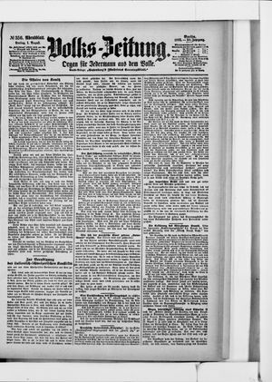 Volks-Zeitung on Aug 1, 1902