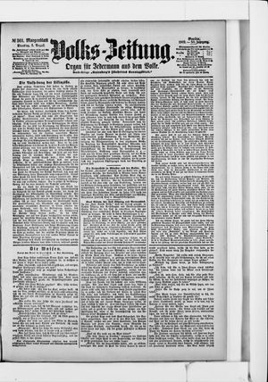 Volks-Zeitung vom 05.08.1902