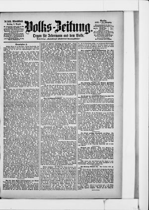 Volks-Zeitung vom 08.08.1902