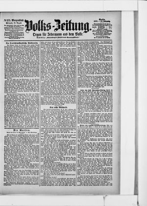 Volks-Zeitung vom 13.08.1902