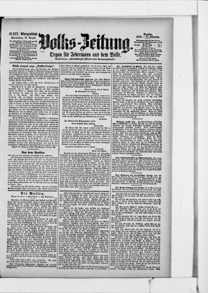 Volks-Zeitung vom 14.08.1902