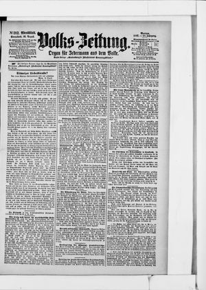Volks-Zeitung on Aug 16, 1902
