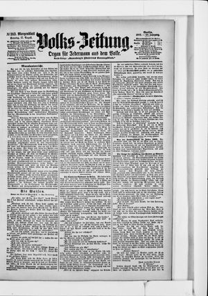 Volks-Zeitung vom 17.08.1902