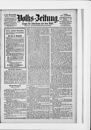 Volks-Zeitung vom 14.09.1902