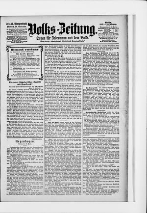 Volks-Zeitung vom 24.09.1902