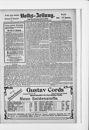 Volks-Zeitung vom 28.09.1902