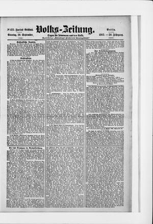 Volks-Zeitung vom 28.09.1902