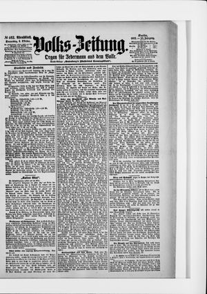 Volks-Zeitung on Oct 2, 1902