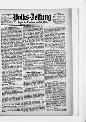 Volks-Zeitung vom 06.10.1902