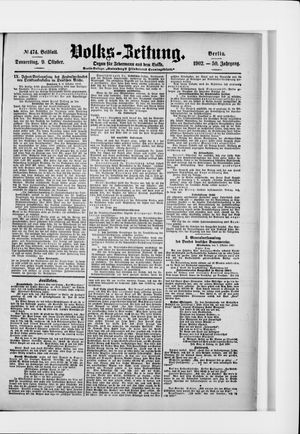 Volks-Zeitung vom 09.10.1902
