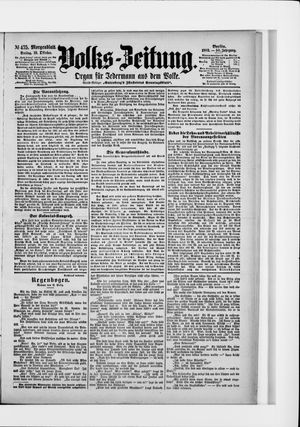 Volks-Zeitung vom 10.10.1902