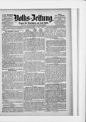 Volks-Zeitung vom 11.10.1902