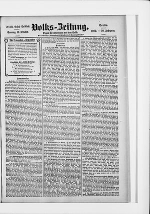 Volks-Zeitung vom 19.10.1902