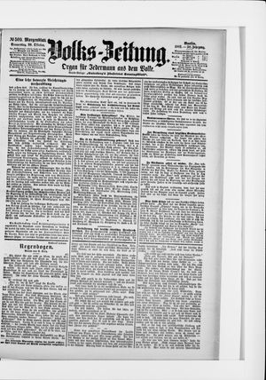 Volks-Zeitung vom 30.10.1902