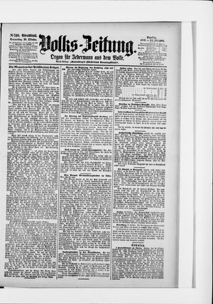 Volks-Zeitung vom 30.10.1902