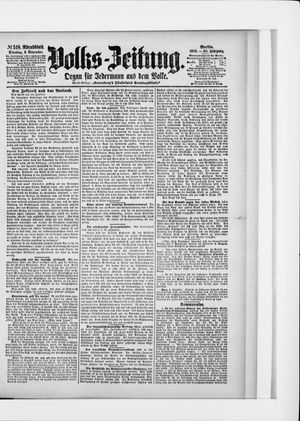 Volks-Zeitung vom 04.11.1902