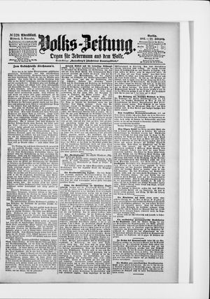 Volks-Zeitung vom 05.11.1902