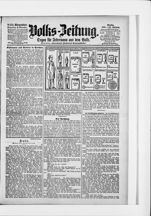Volks-Zeitung vom 06.11.1902