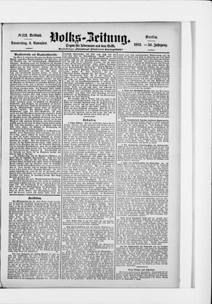 Volks-Zeitung vom 06.11.1902