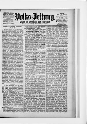 Volks-Zeitung vom 10.11.1902